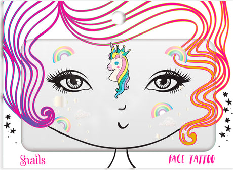 Face Tattoo Unicorn