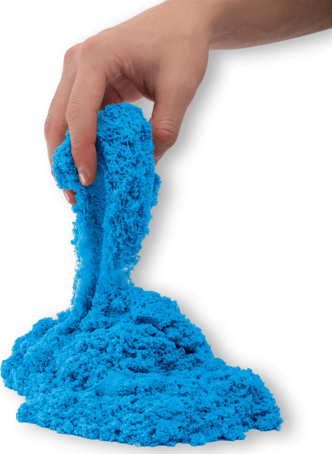 Kinetic Sand, The Original Moldable Sensory Play Sand, Blue, 2 lb. Resealable Bag, Ages 3+