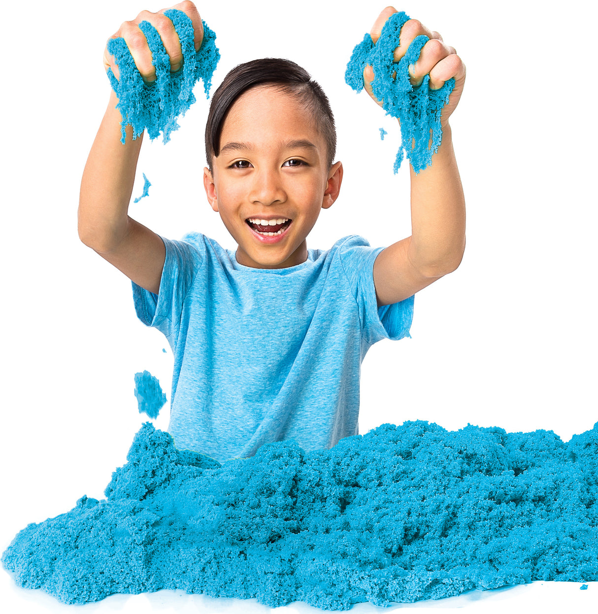 Kinetic Sand, The Original Moldable Sensory Play Sand, Blue, 2 lb. Resealable Bag, Ages 3+