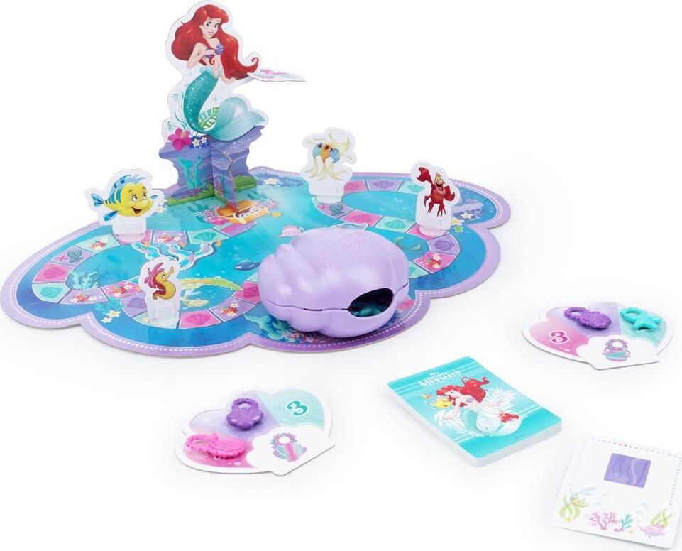 Disney Princess, Charming Sea Adventure Board Game, Featuring Ariel & Friends
