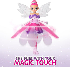 Crystal Flyers, Magical Flying Toy Doll with Crystal Wings