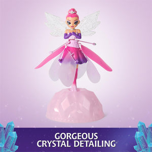 Crystal Flyers, Magical Flying Toy Doll with Crystal Wings