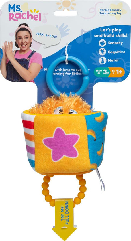 Ms. Rachel Herbie Sensory Take A Long Toy