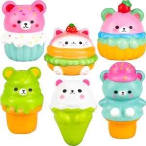 Squishy Bagged Snack Animals