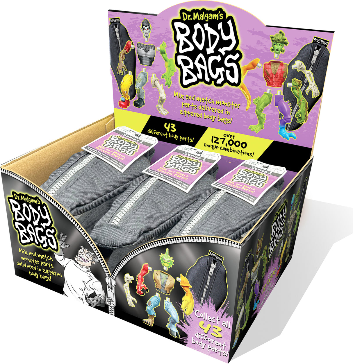 Body Bags - assorted monster makers