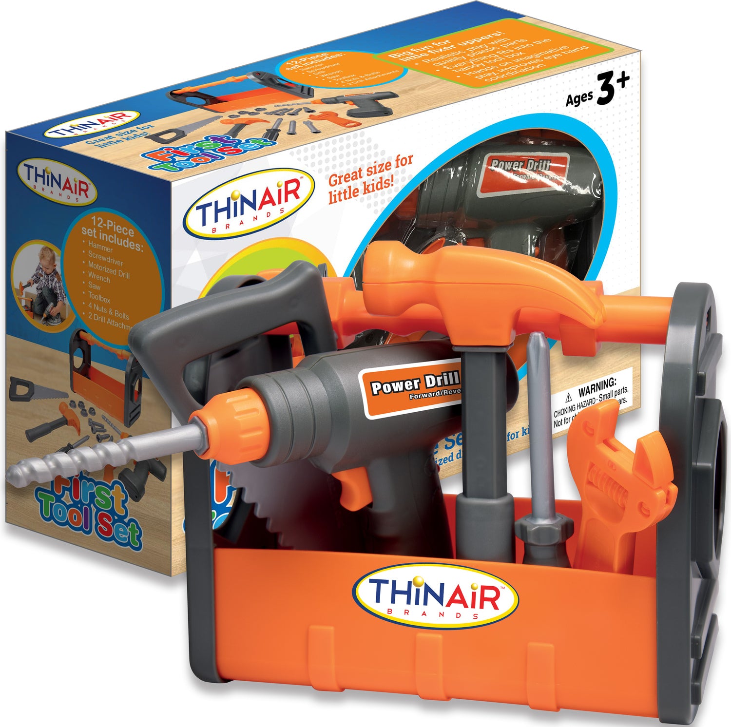 Toddler 12 PC Tool Set - Gingerbread House Toys