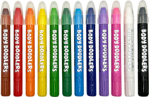 Body Doodlers 12 Face & Body Crayons