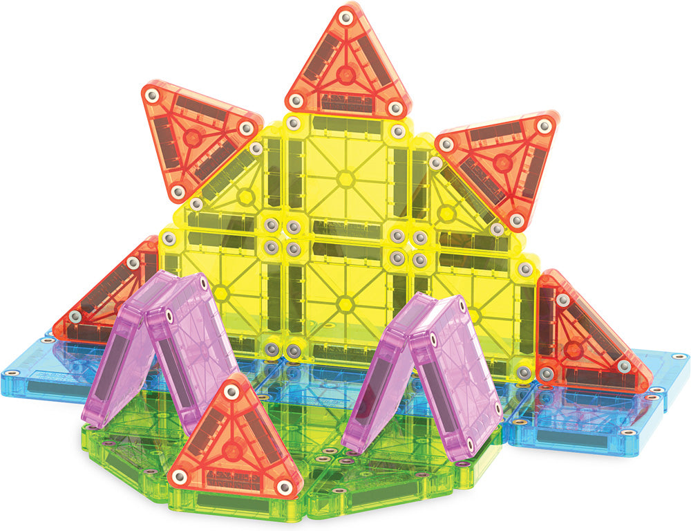 Magna-Tiles microMags Travel Deluxe 55 Piece Set - Gingerbread