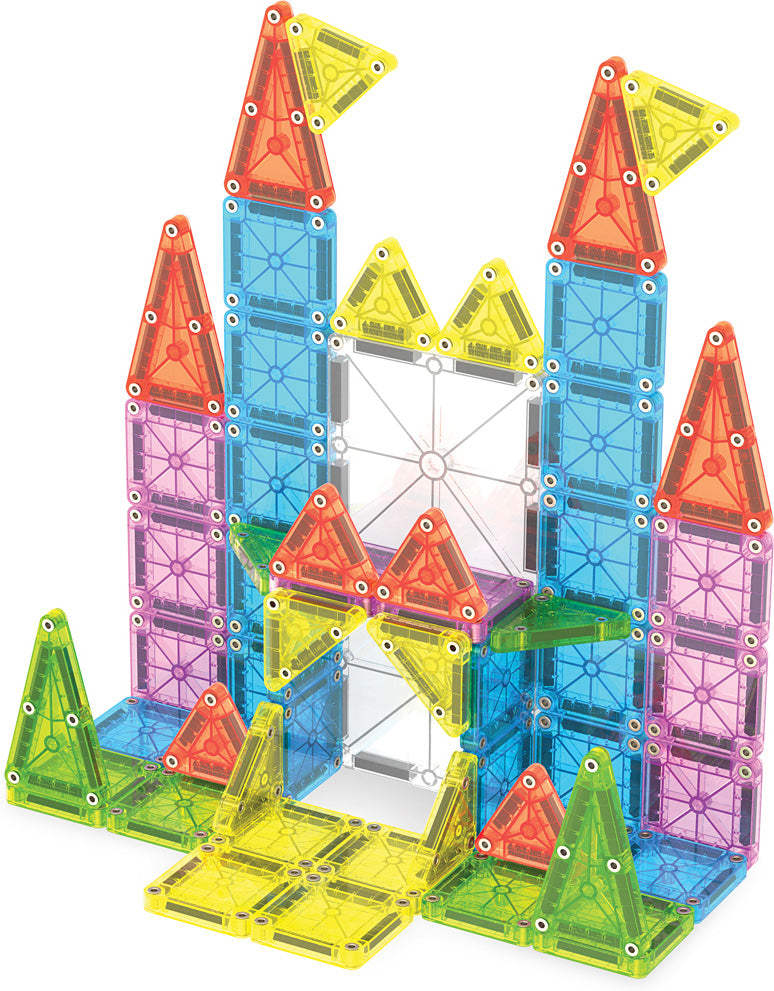 Magna-Tiles microMags Travel Deluxe 55 Piece Set - Gingerbread
