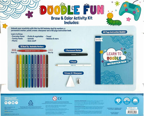 Doodle Fun Draw & Color Activity Kit