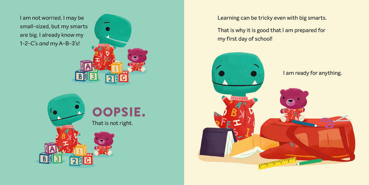 Tiny T. Rex and the First-Day Oopsies Hardcover Book