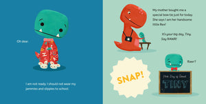 Tiny T. Rex and the First-Day Oopsies Hardcover Book