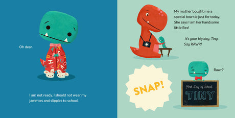 Tiny T. Rex and the First-Day Oopsies Hardcover Book