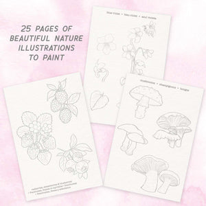 Watercolor Journal Forest Flora