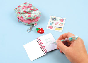 Mini Backpack With Stationery