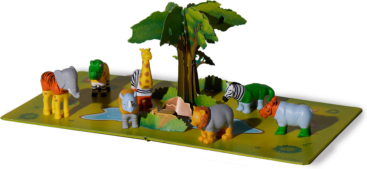 Mini Magnetic Mix or Match Jungle Animals