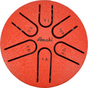 Red Steel Tongue Drum