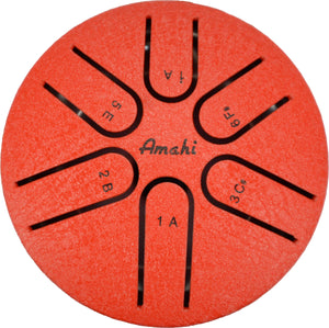 Red Steel Tongue Drum