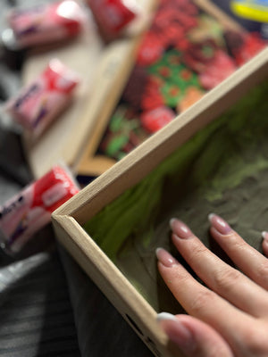 OKTO Sensory Art Wood & Craft Succulents Passion