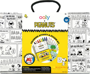 OOLY x PEANUTS Coloring Activity & Sticker Kit