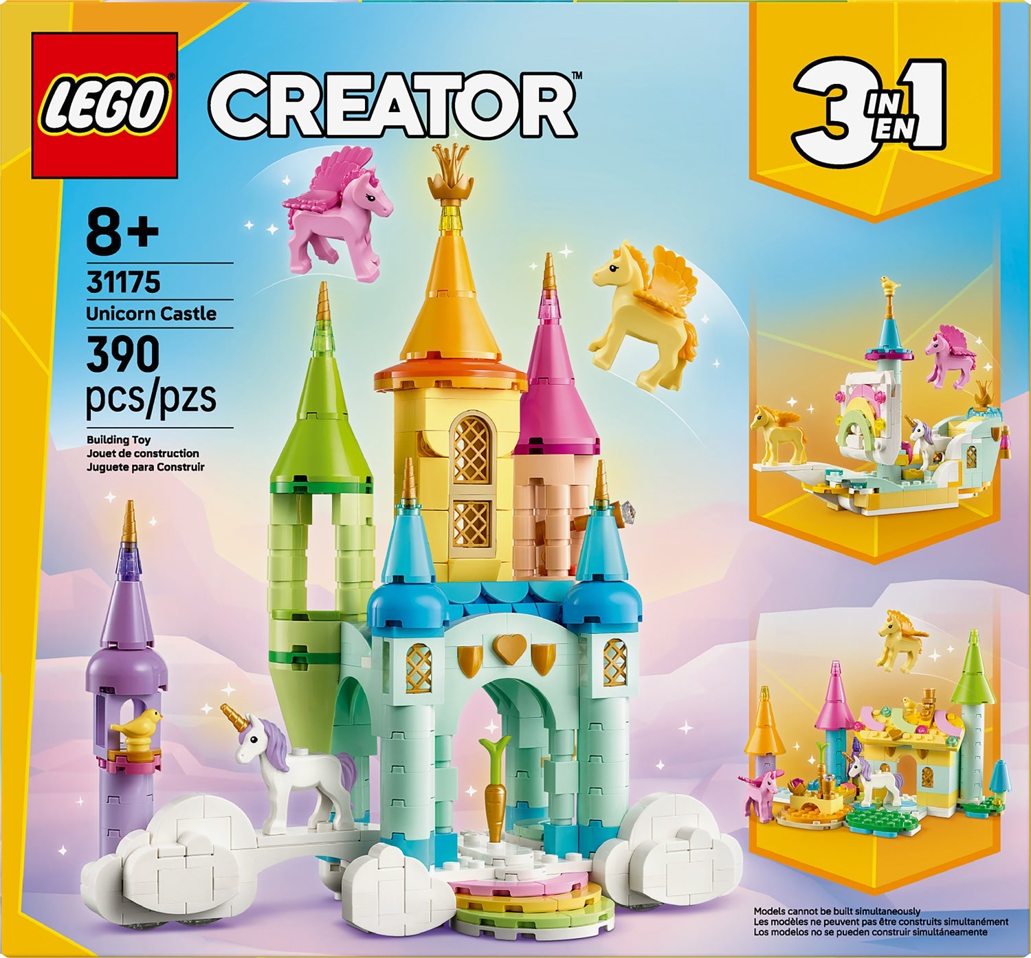 LEGO CREATOR Unicorn Castle - Gingerbread House Toys