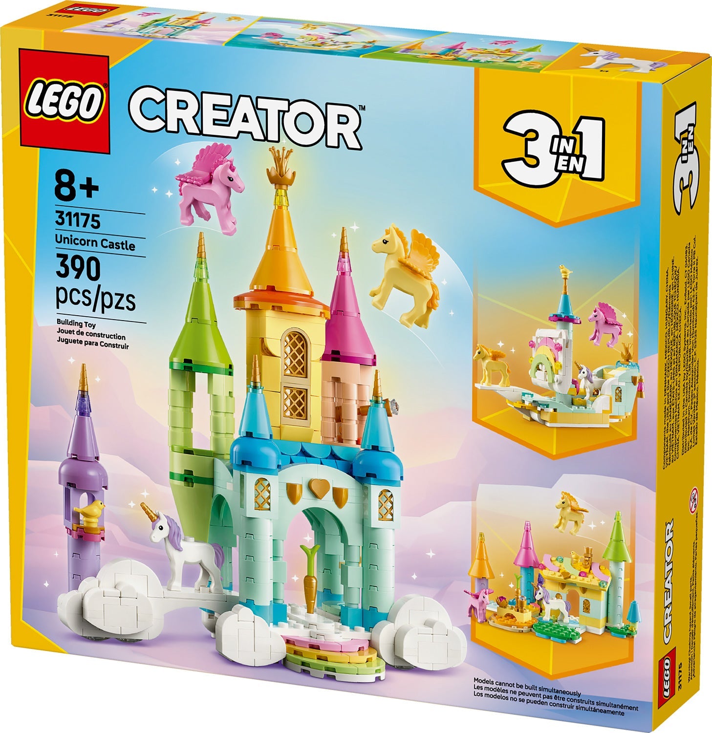 LEGO CREATOR Unicorn Castle - Gingerbread House Toys