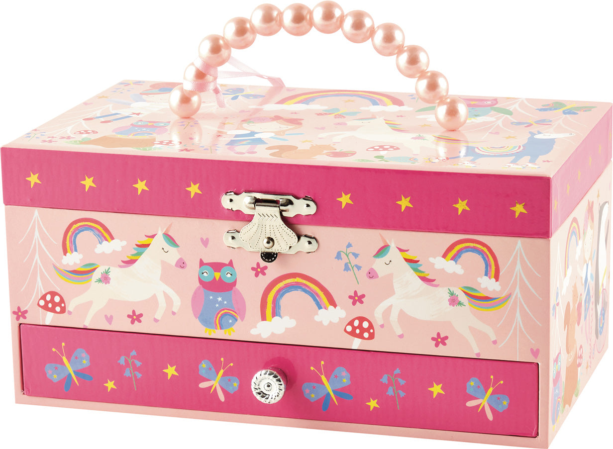 Rainbow Woodland Jewelry Box - Gingerbread House Toys