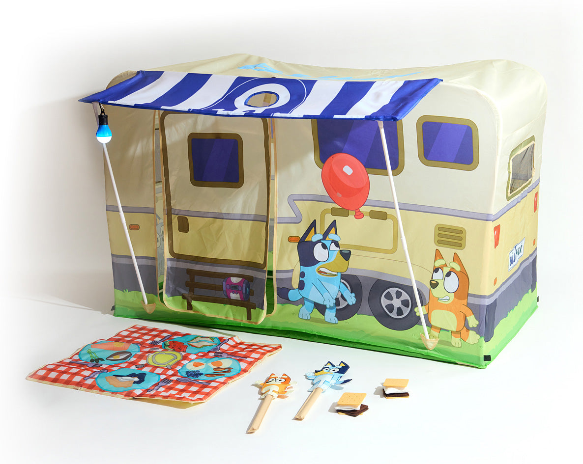 Bluey Camping Activity Fort Gingerbread House Toys