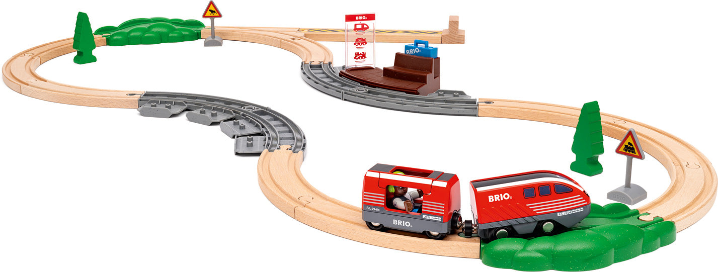 BRIO World Pull Back Train Set - Gingerbread House Toys