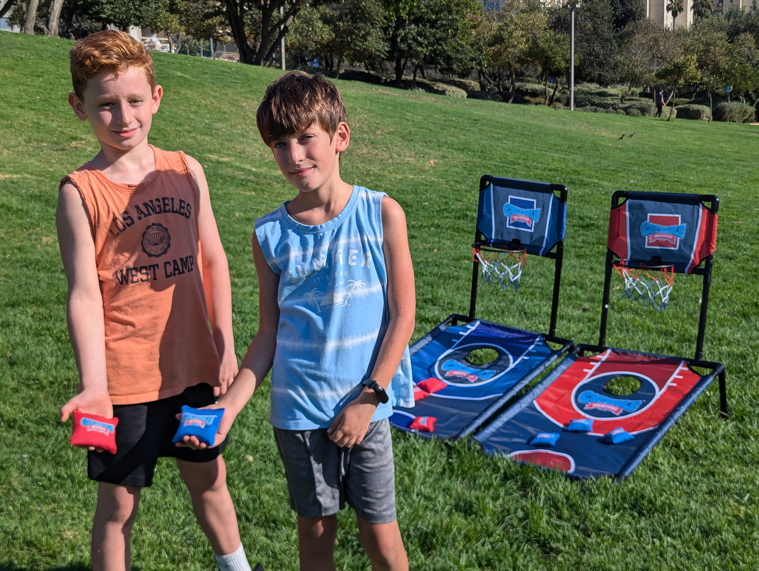 Cornhole Shootout - Gingerbread House Toys