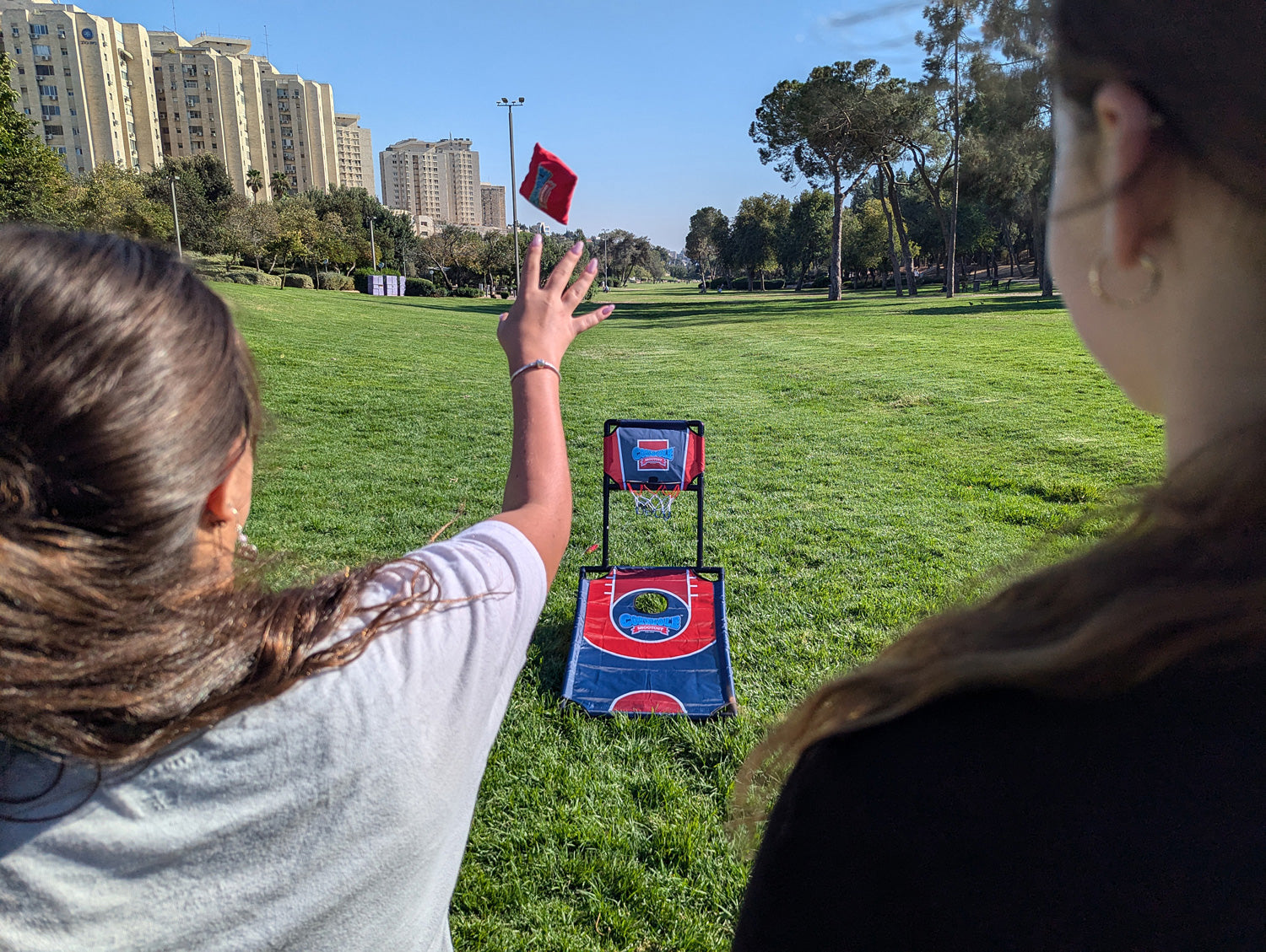 Cornhole Shootout - Gingerbread House Toys