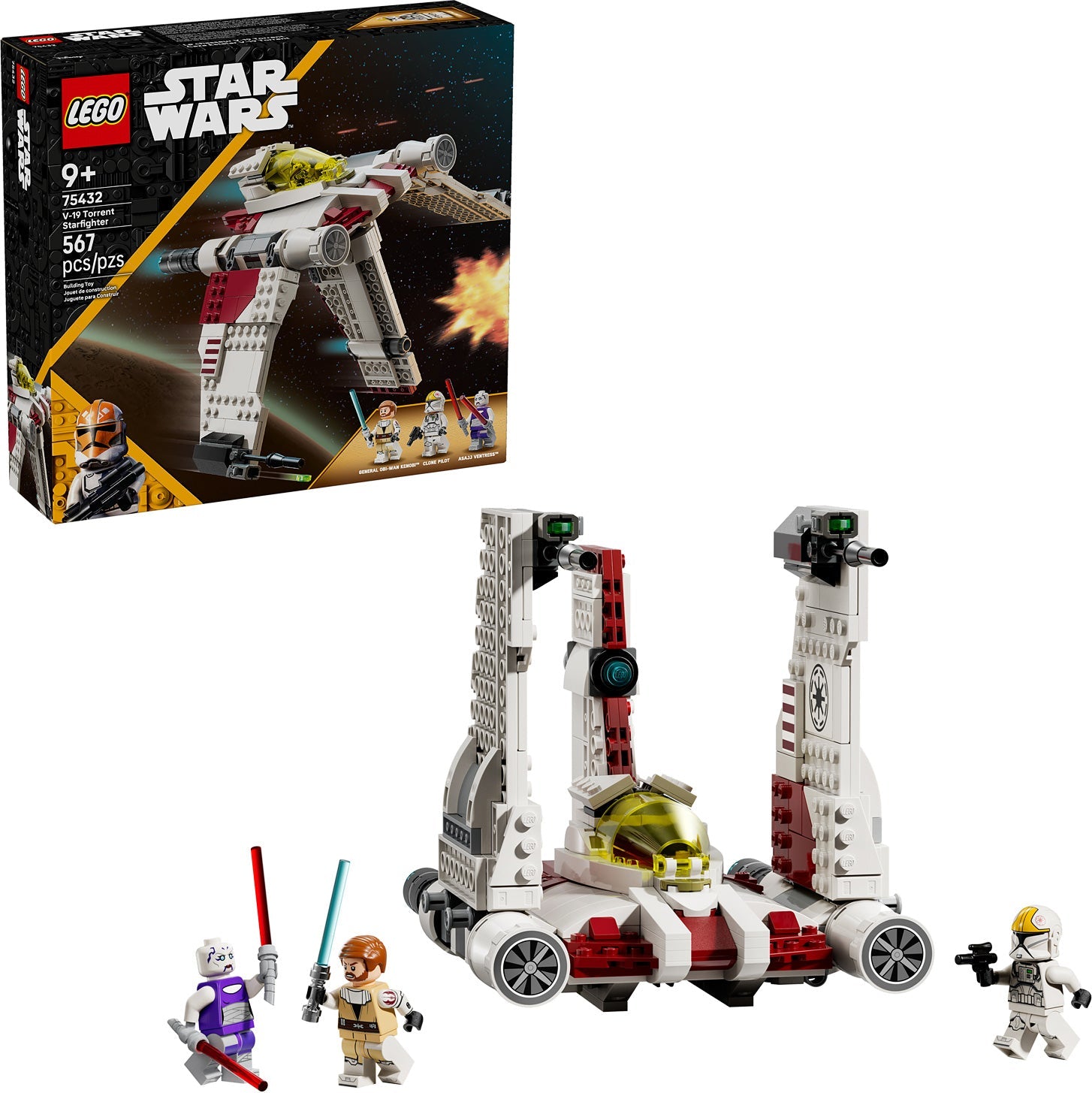 LEGO STAR WARS V-19 Torrent Starfighter - Gingerbread House Toys