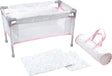 Berenguer Boutique Folding Doll Crib with Travel Bag