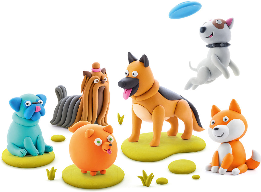 Hey Clay Dog Story - Gingerbread House Toys