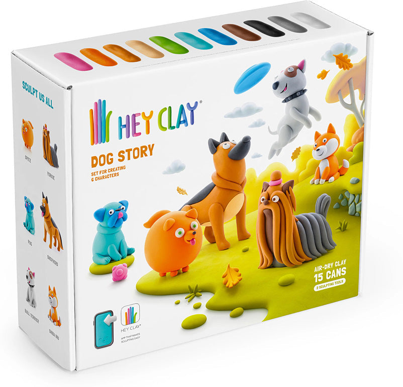 Hey Clay Dog Story - Gingerbread House Toys