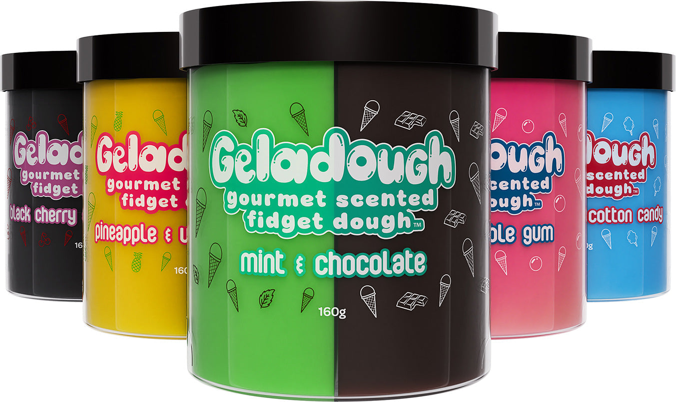 Geladough Gourmet Scented Fidget Dough - Gingerbread House Toys