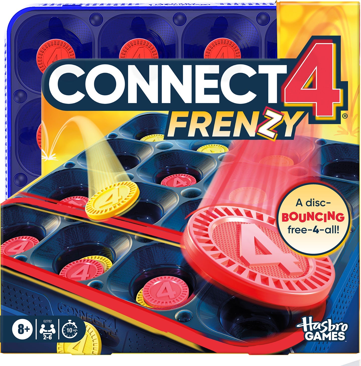 Connect 4 Frenzy Game - Gingerbread House Toys