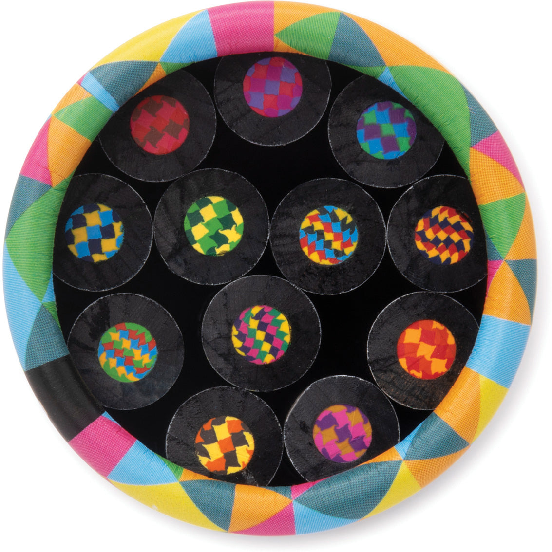 Kaleidoscope 12 Jumbo Multi-Colored Prism Pencils - Gingerbread