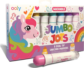 Jumbo Jots 8 Dual Tip Unicorn Markers