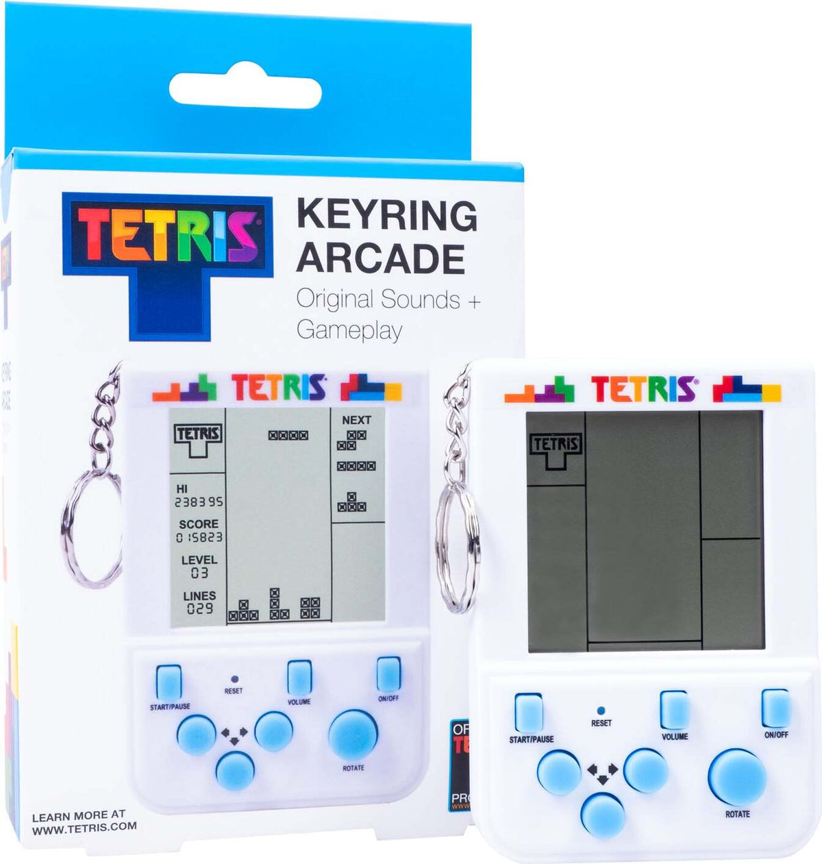 Tetris Keyring Arcade Game