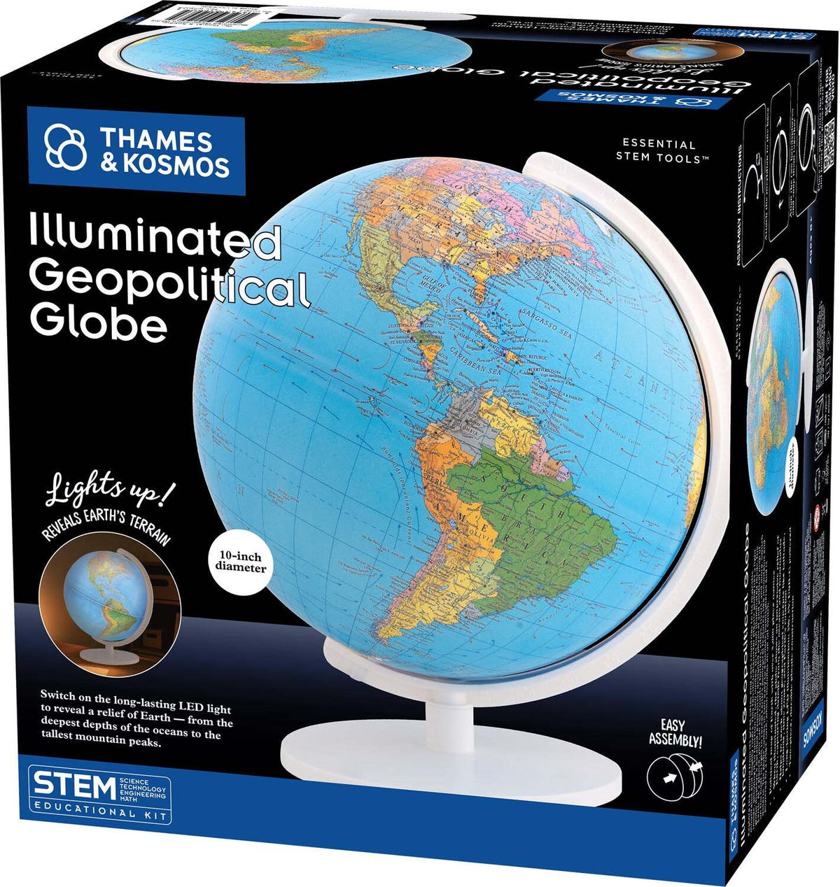Thames & Kosmos Illuminated Geopolitical Globe