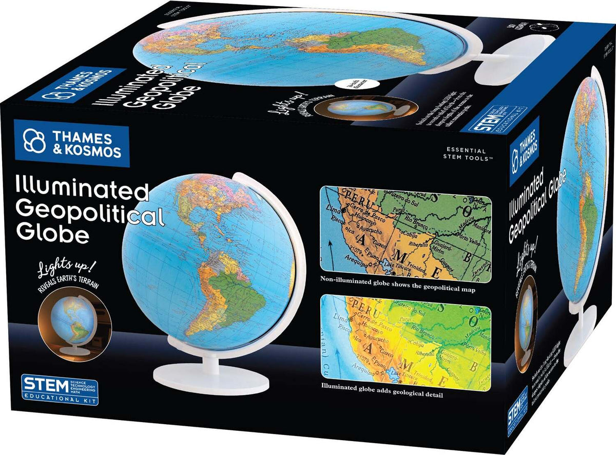 Thames & Kosmos Illuminated Geopolitical Globe