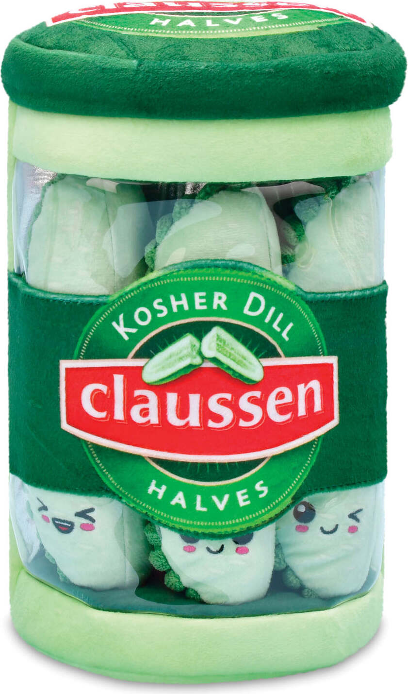 Claussen Kosher Dill Pickles Packaging Plush