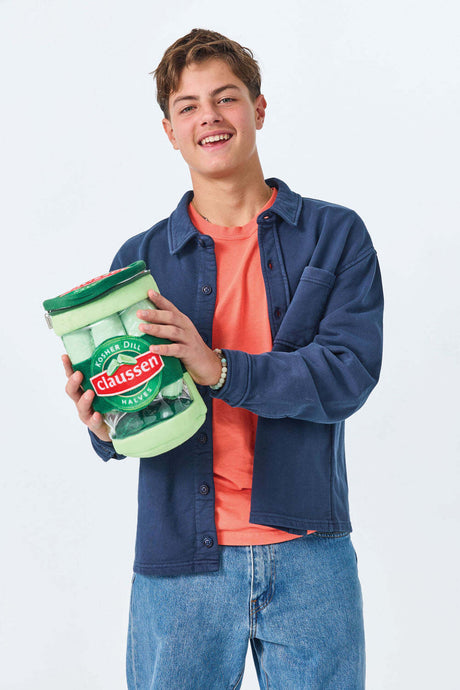 Claussen Kosher Dill Pickles Packaging Plush
