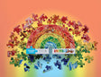 Animals 100 pc Rainbow-Shaped Puzzle