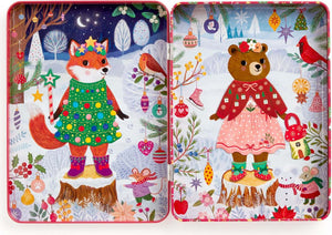 Mudpuppy Merry Woodland Magnetic Dress-Up Set