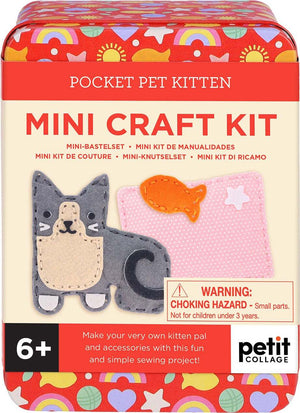 Petit Collage Mini Craft Kit: Pocket Kitten