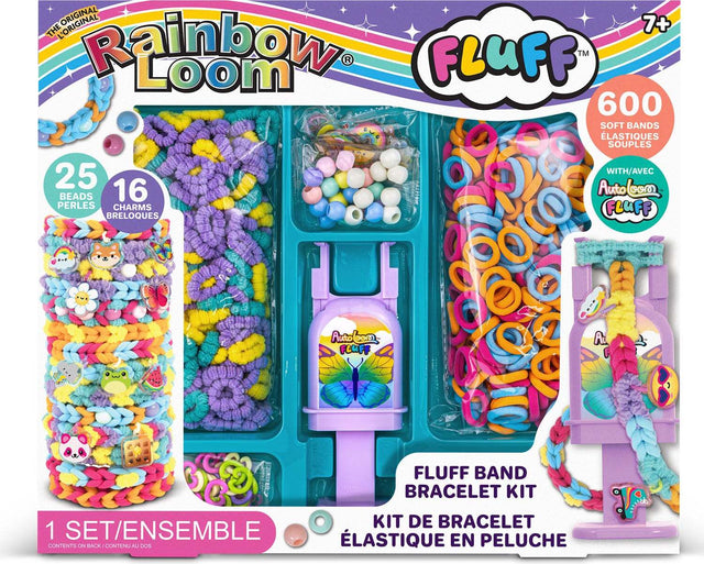 Rainbow Loom Fluff Band Bracelet Kit