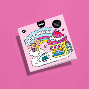 Cozy Art Kawaii Coloring Notebook