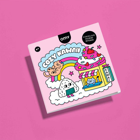 Cozy Art Kawaii Coloring Notebook